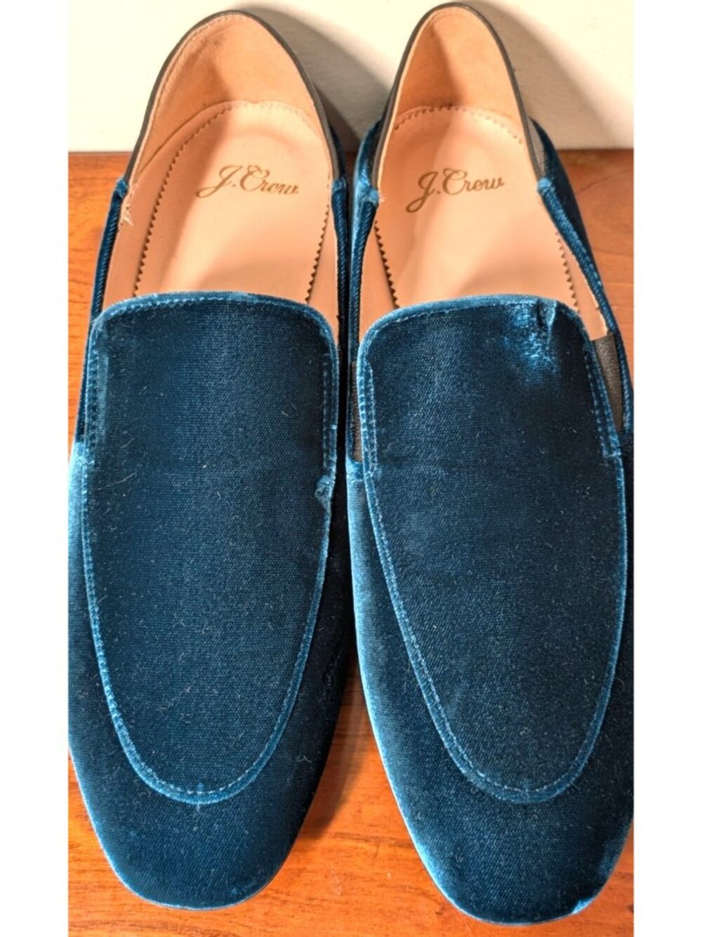 NEW J. Crew Convertible Smoking Slipper in Deep Sea, Women's Size 8/EU 38.5 - Picture 3 of 14